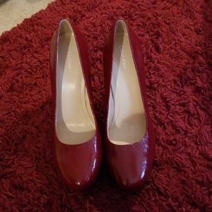 Calvin Klein red pumps / never worn